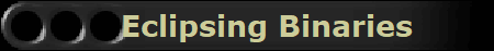 Eclipsing Binaries